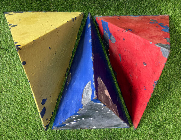 Gebruikte hindernis driehoeken