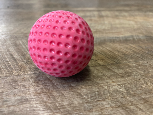 Midgetgolfbal rood