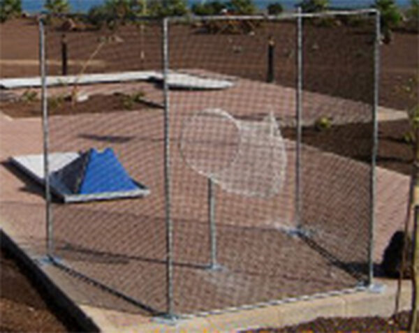 beeld vangnet met schans