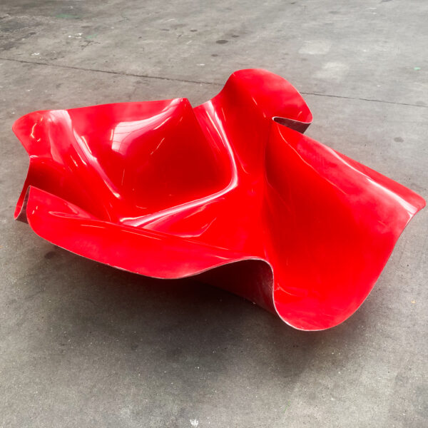 Hindernis bloembak rood