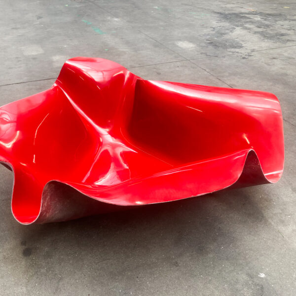 Hindernis bloembak rood